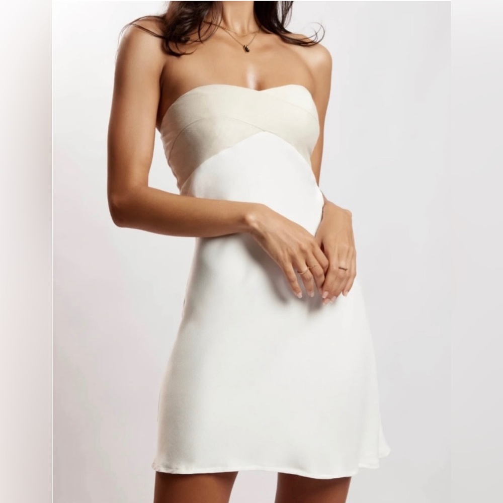 Meshki Veronica Strapless Dress